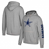 Dallas Cowboys Mitchell & Ness Classic Team Pullover Hoodie Heathered Gray,baseball caps,new era cap wholesale,wholesale hats